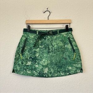 Outdoor Voices Green Smoke Marble Rectrek Mini Skirt size M